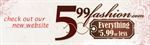 599 Fashion Coupon Codes & Deals