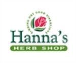 Hanna\'s Herb Shop coupon codes